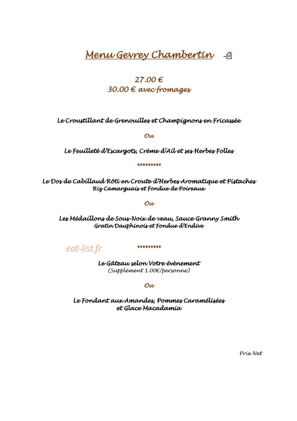 La Véranda — carte page 5