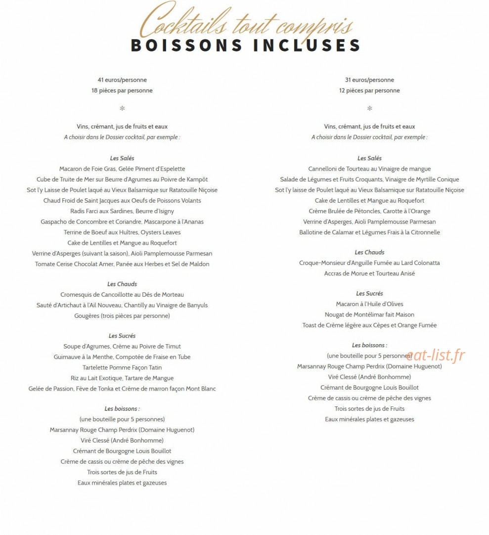 Le Clos du Roy — carte page 3
