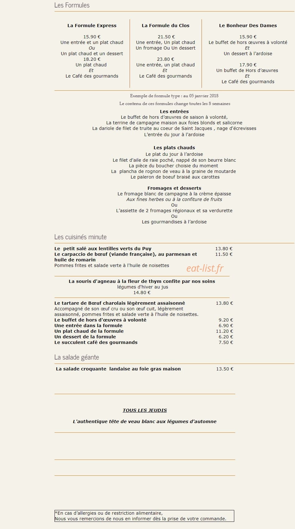 Le clos mutaut — carte page 1