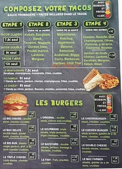 Street Food — carte page 3