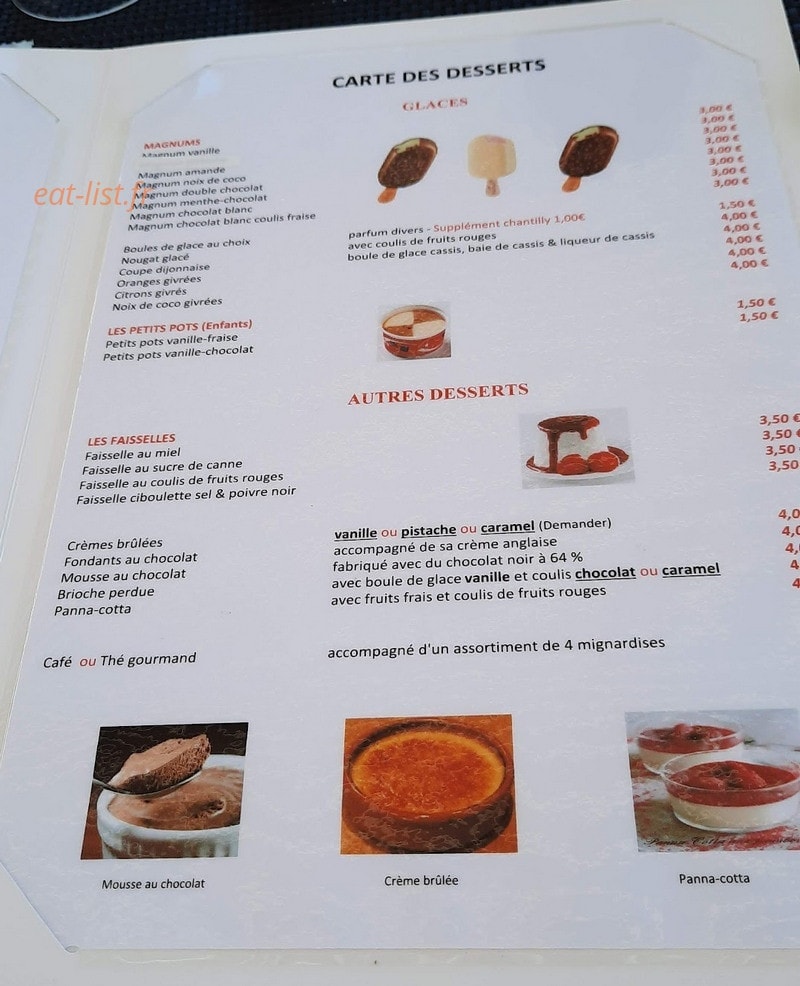 Chez Nath — carte page 2