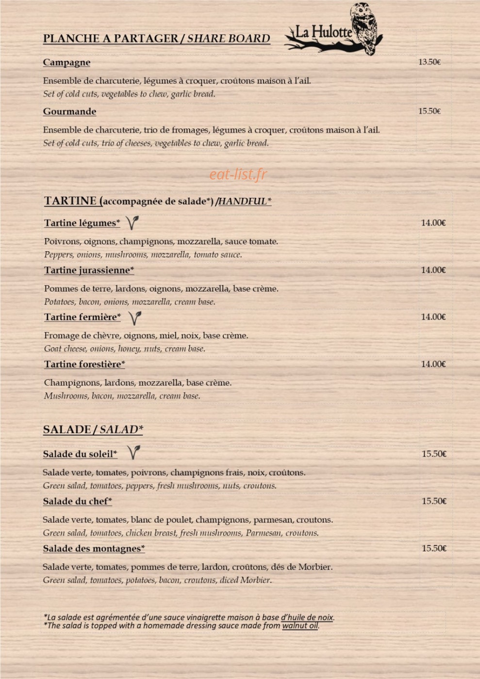 La Hulotte — carte page 2