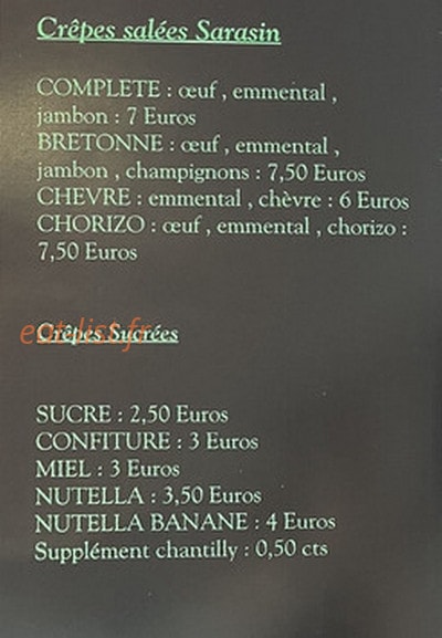 Café de la Place — carte page 3