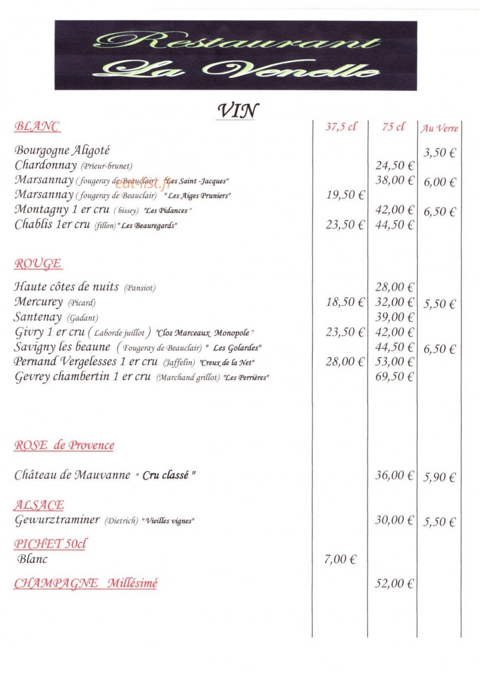La Venelle — carte page 4
