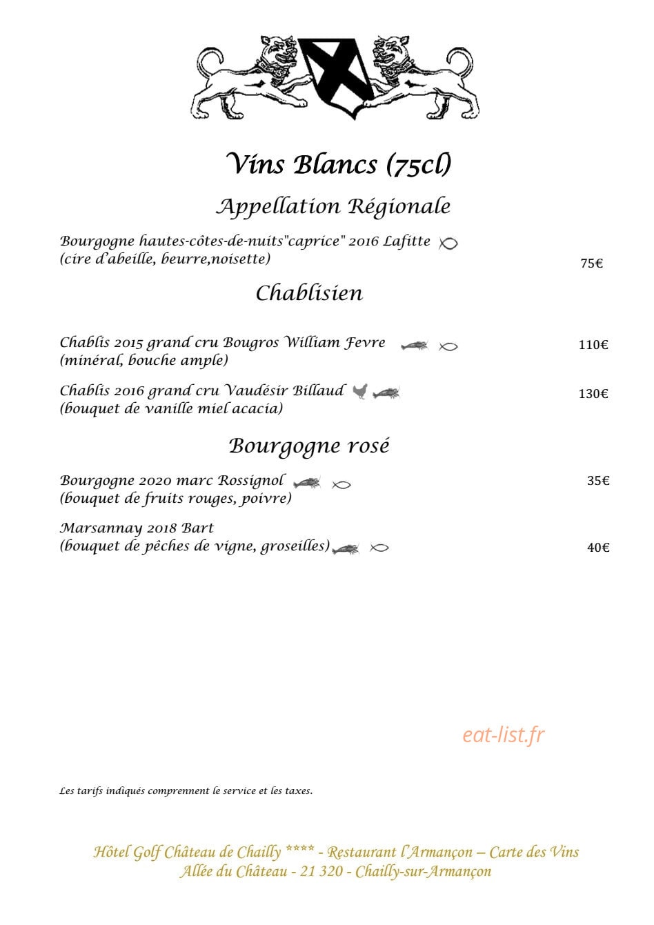 L’Armançon — carte page 7