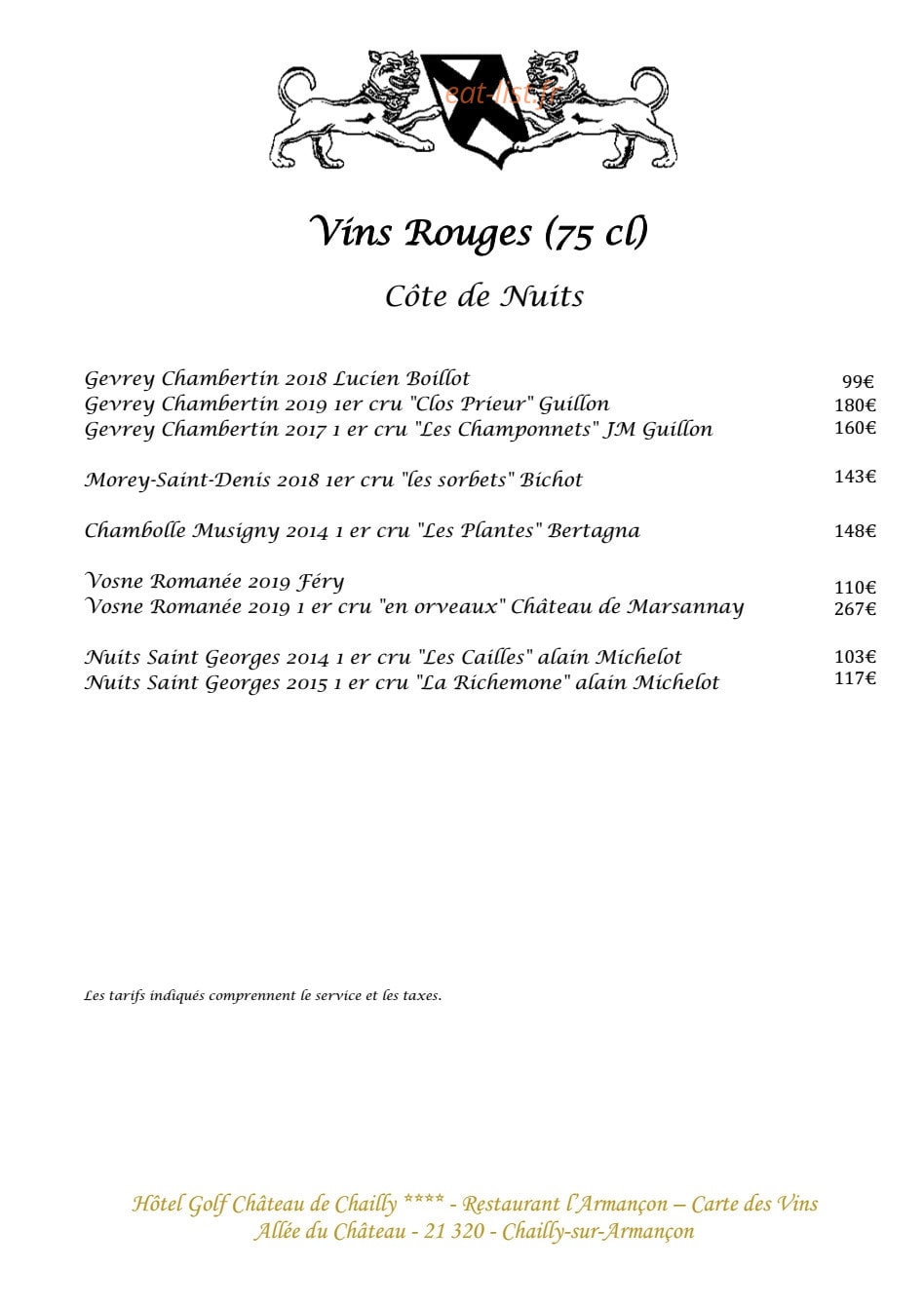 L’Armançon — carte page 13