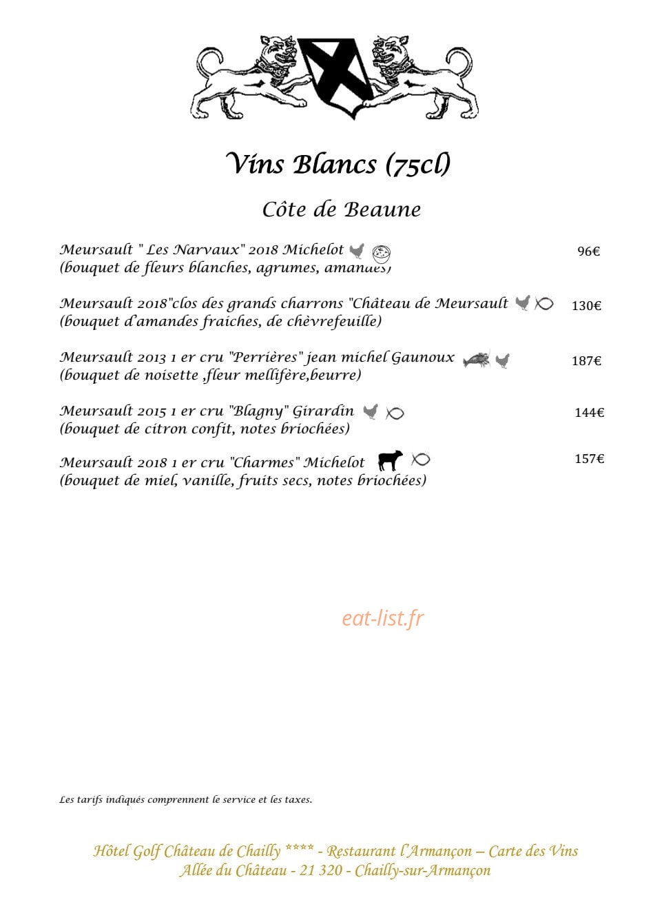 L’Armançon — carte page 11