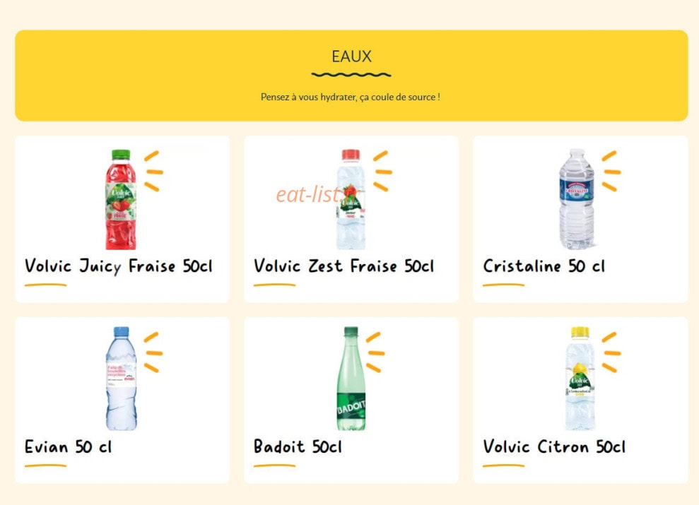 La Croissanterie — carte page 14
