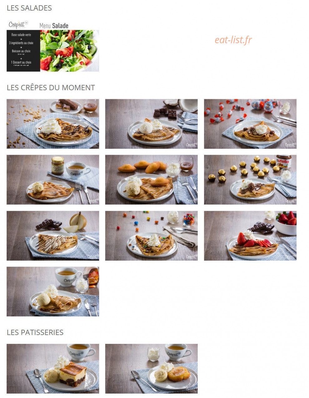 Crêp’eat — carte page 2