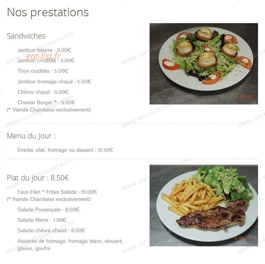 Le sporting — carte page 1