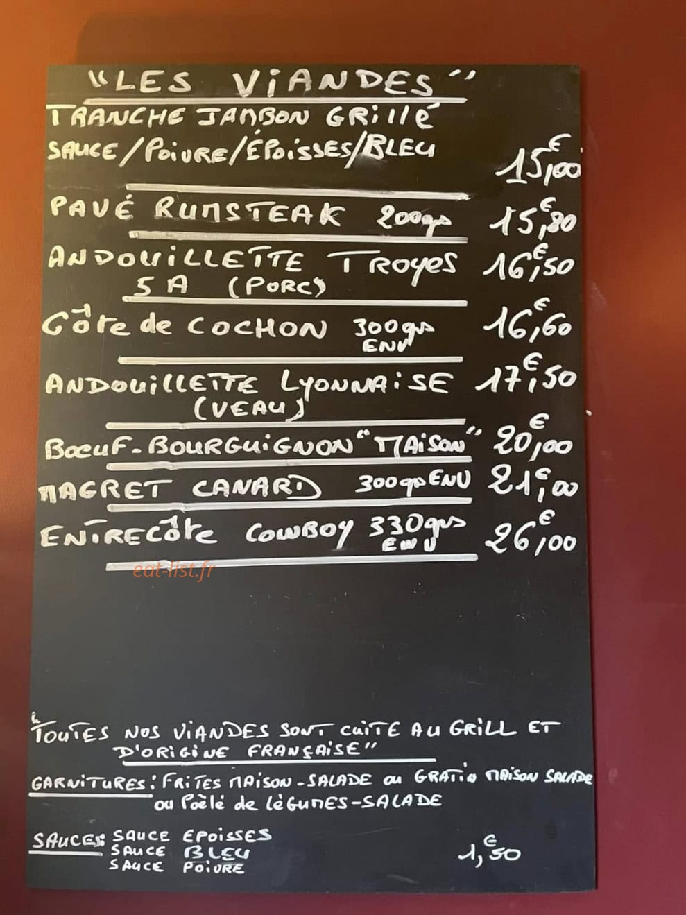 Au tire bouchon — carte page 2