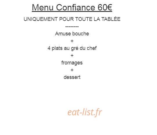 L'Auberge Gourmande — carte page 5