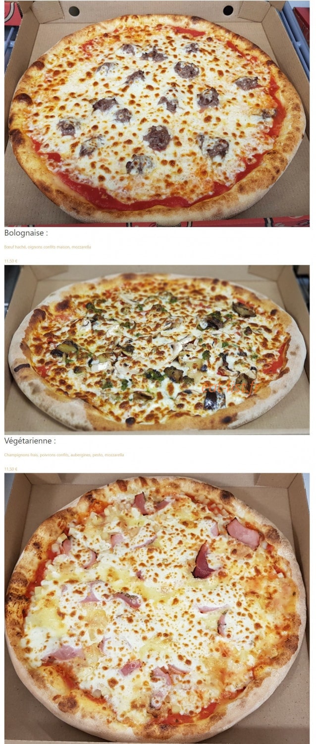 Pizza Terroir — carte page 3