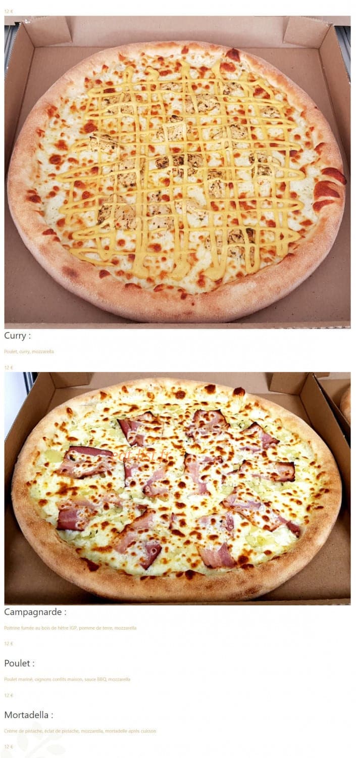 Pizza Terroir — carte page 6