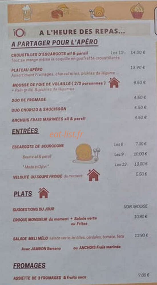Le Faim Bien — carte page 1