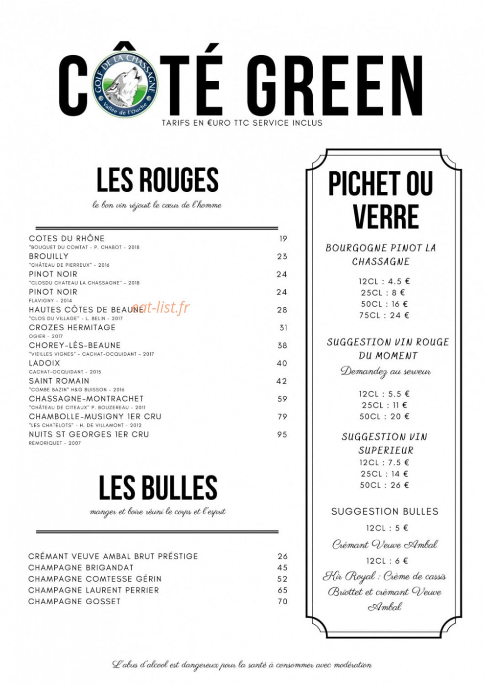 Côté Green — carte page 7