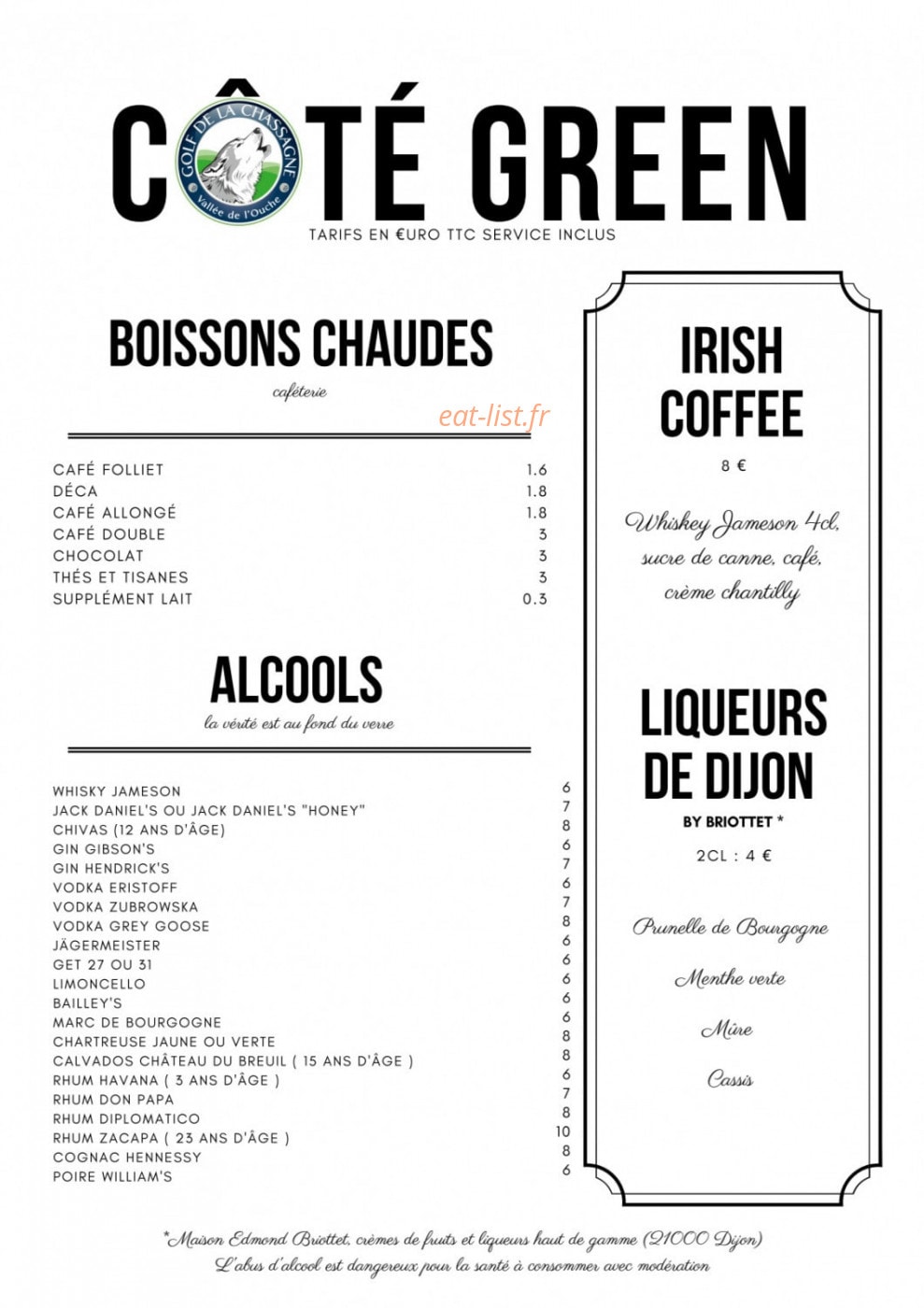 Côté Green — carte page 5