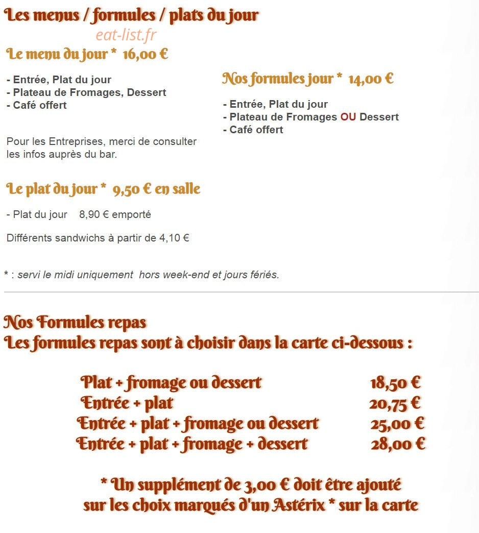 La Pomme d'Or — carte page 1