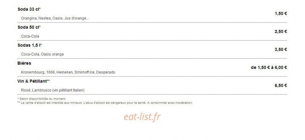 Pizzaiolo — carte page 3