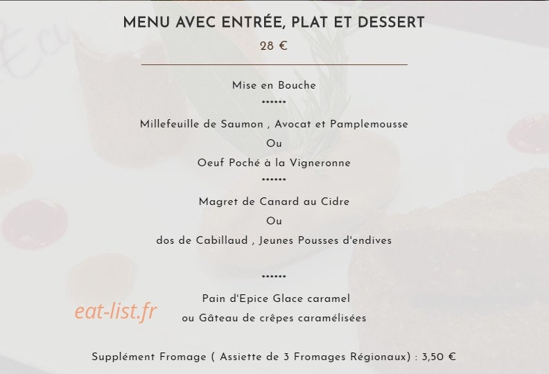 Hotel de L'Ecu — carte page 2