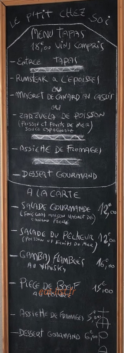 Le petit chez soi — carte page 1
