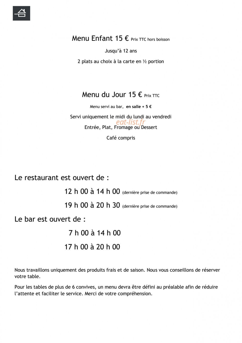 L'Orée des Charmes — carte page 2