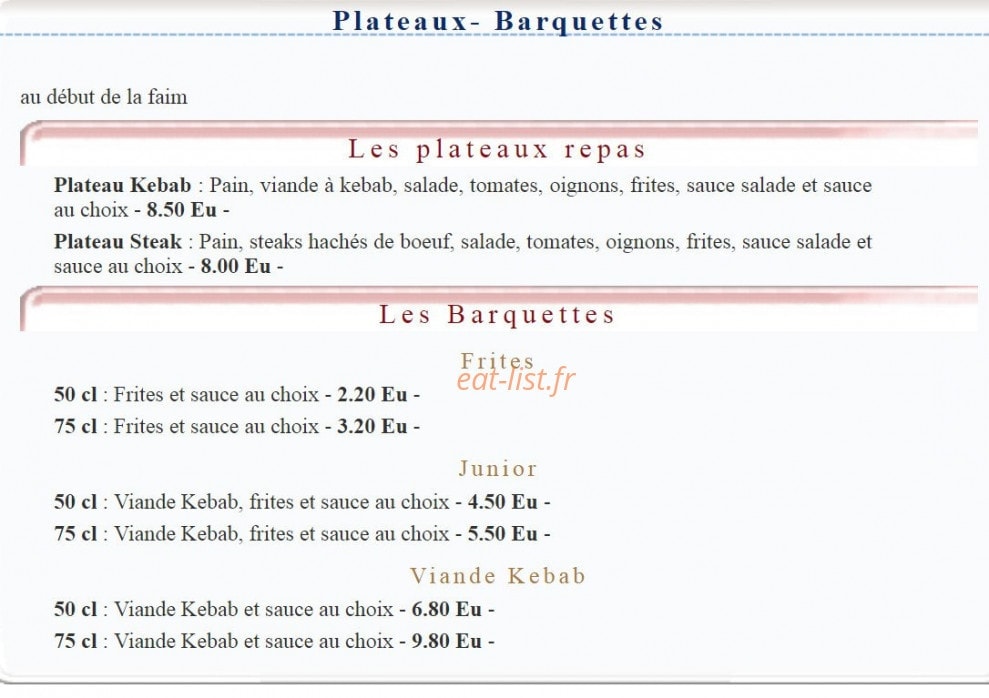 Au Debut de la Faim — carte page 2