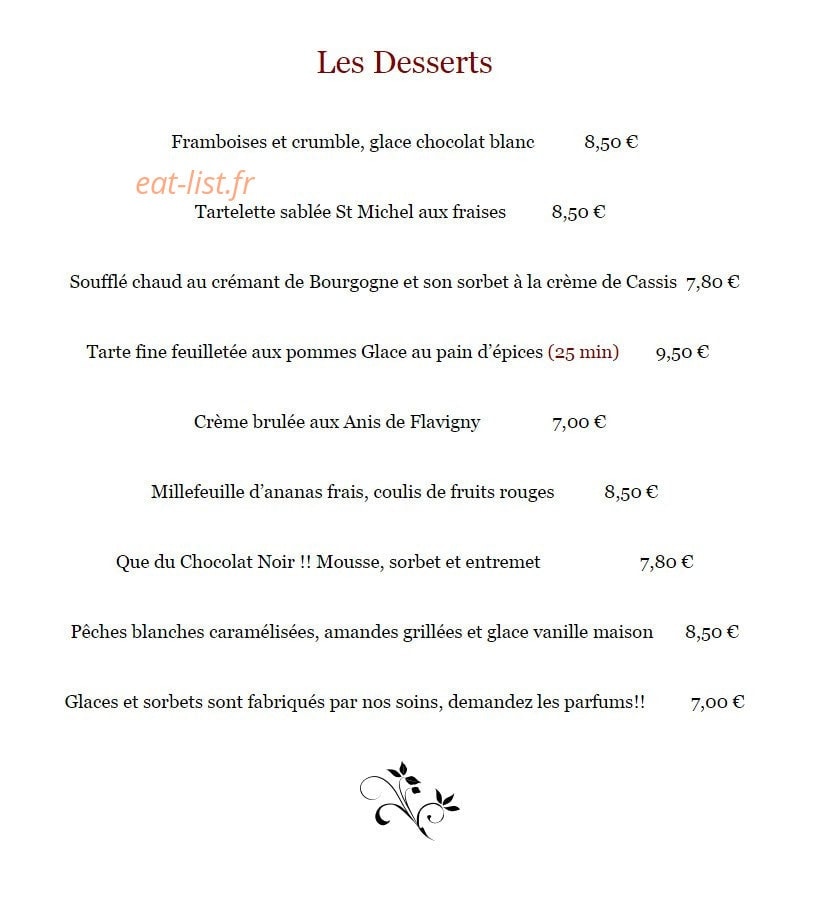 Les Terrasses de Corton — carte page 7