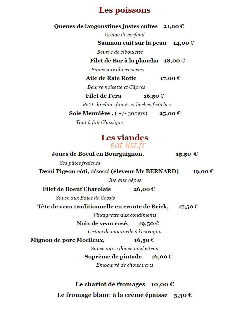 Les Terrasses de Corton — carte page 6