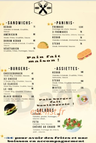 Dadas Food — carte page 2
