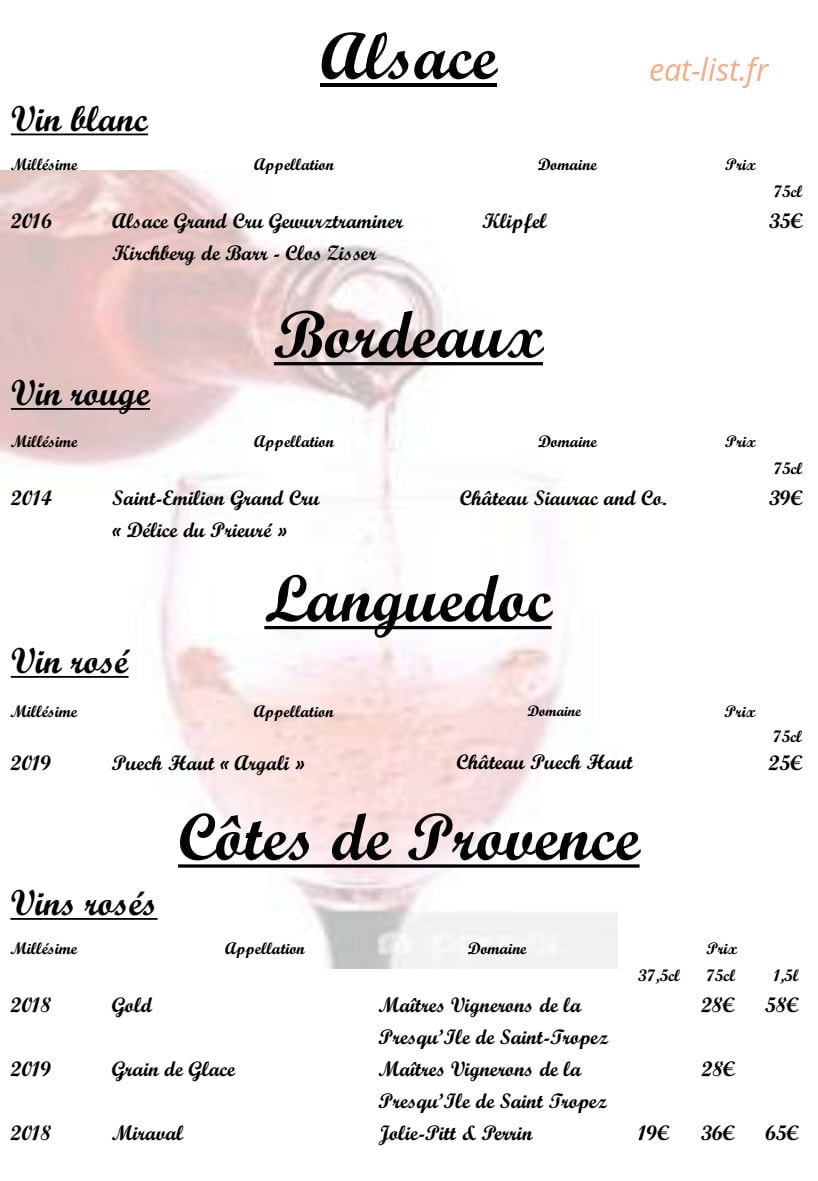 Les Marronniers d'Arc — carte page 13