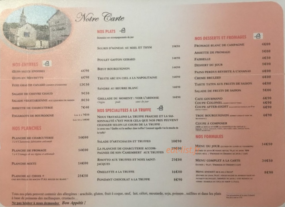 Les Feuillus — carte page 1