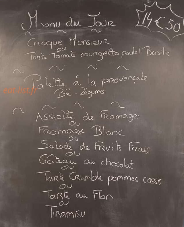 Chez Noue — carte page 1