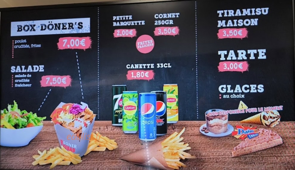 Döner Kebab — carte page 2