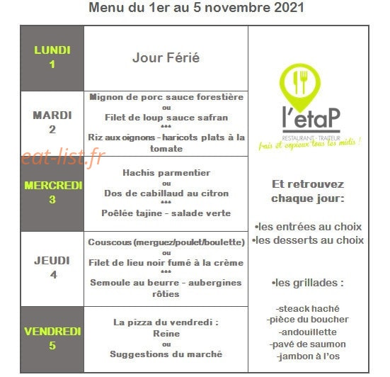 L'etaP — carte page 2