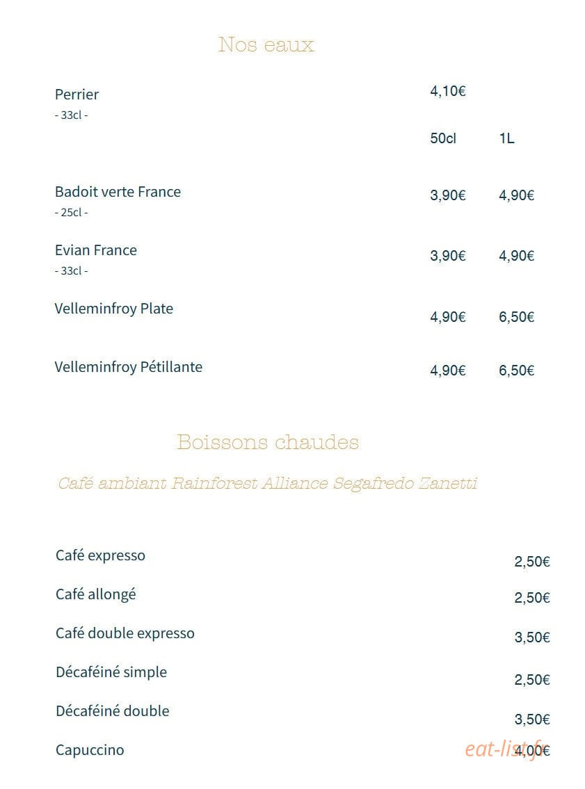 La Table de Beauregard — carte page 11