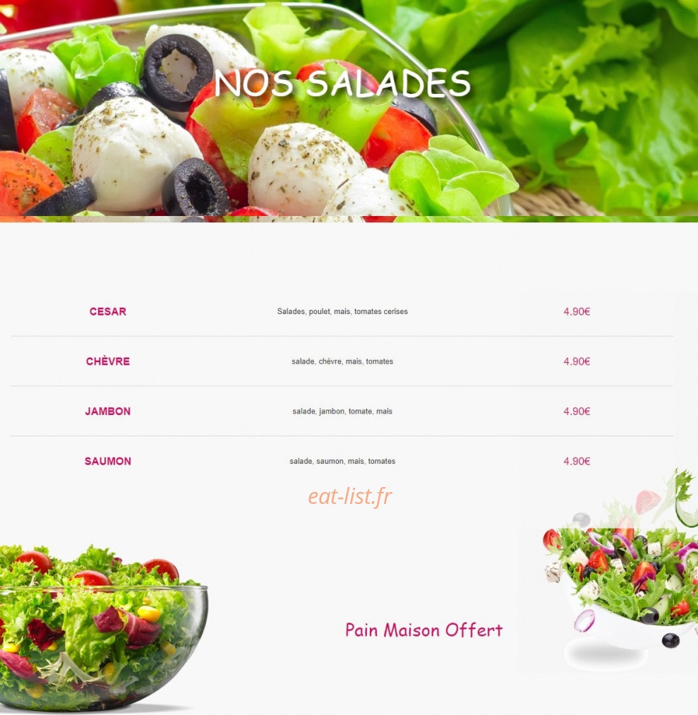 Pizza Chicago — carte page 4
