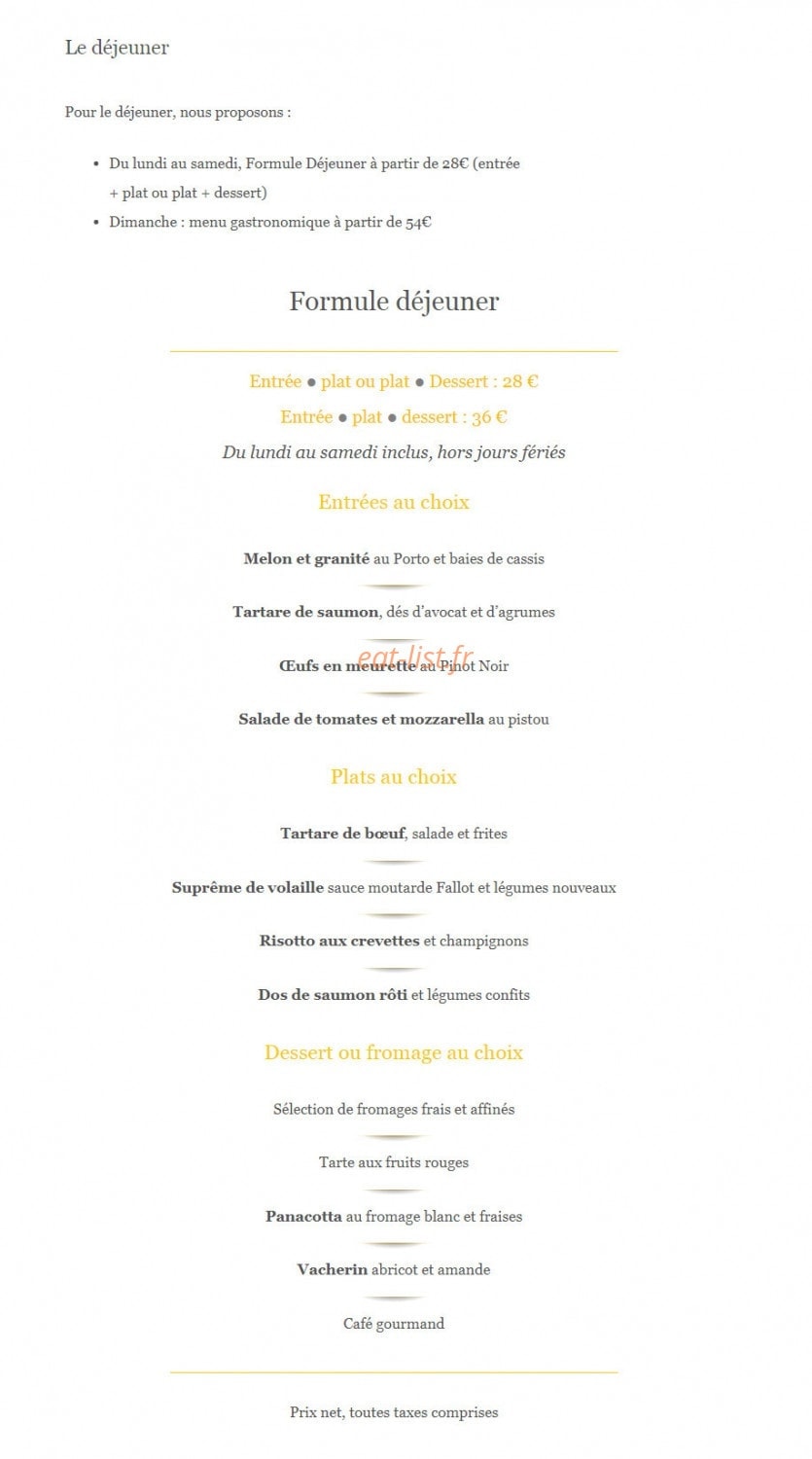 Le Clos Prieur — carte page 1