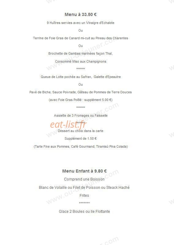 Chez Vincent — carte page 2