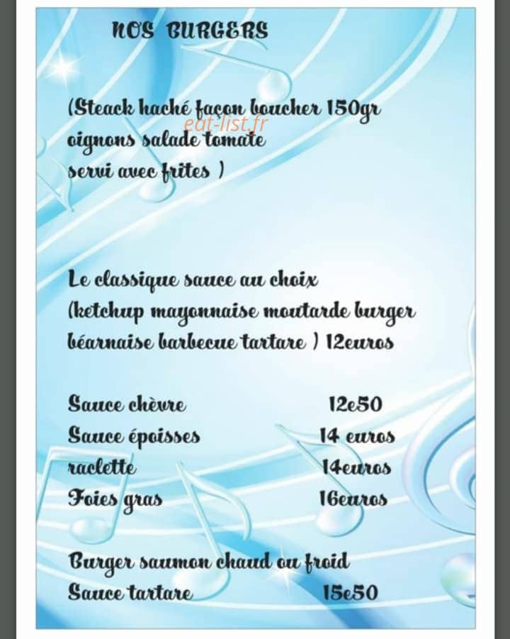 La P'tite Bourgogne — carte page 2