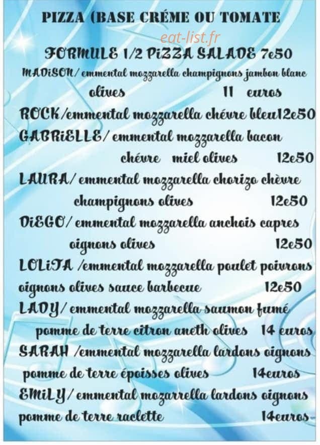 La P'tite Bourgogne — carte page 1