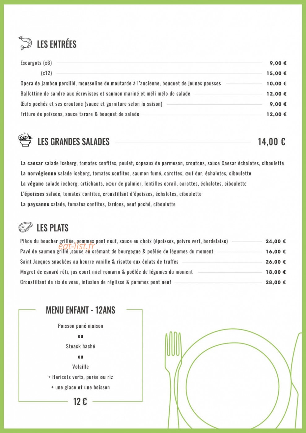 Le Carré Saint Pierre — carte page 1