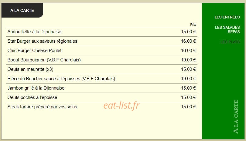 L'étoile — carte page 3