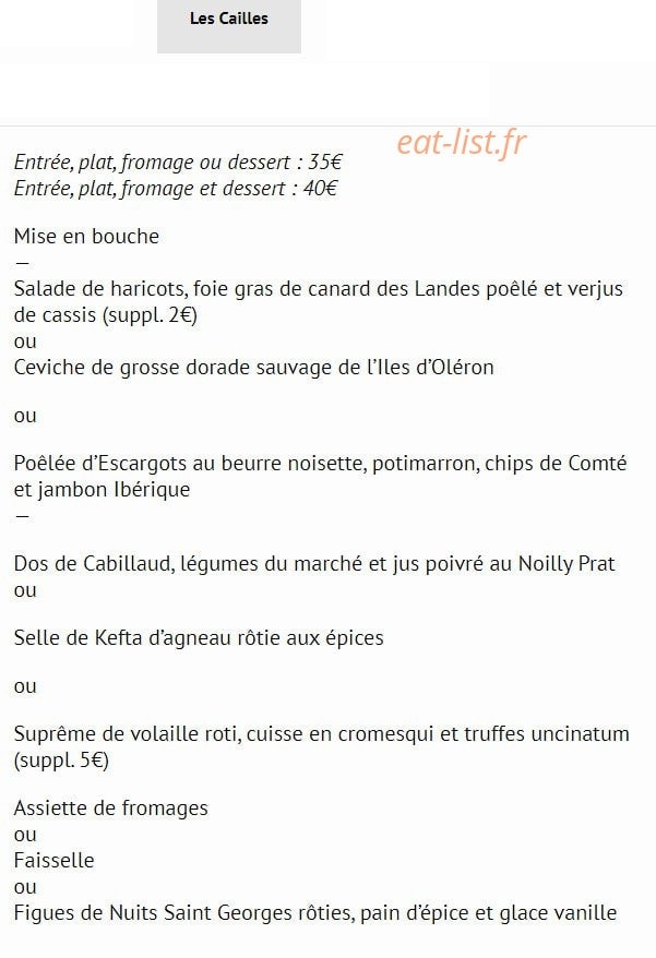 La Cabotte — carte page 2