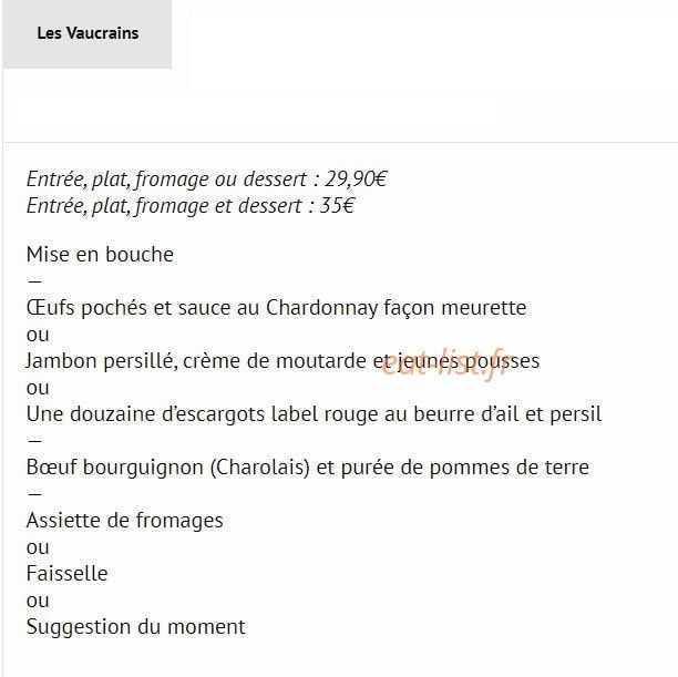La Cabotte — carte page 1