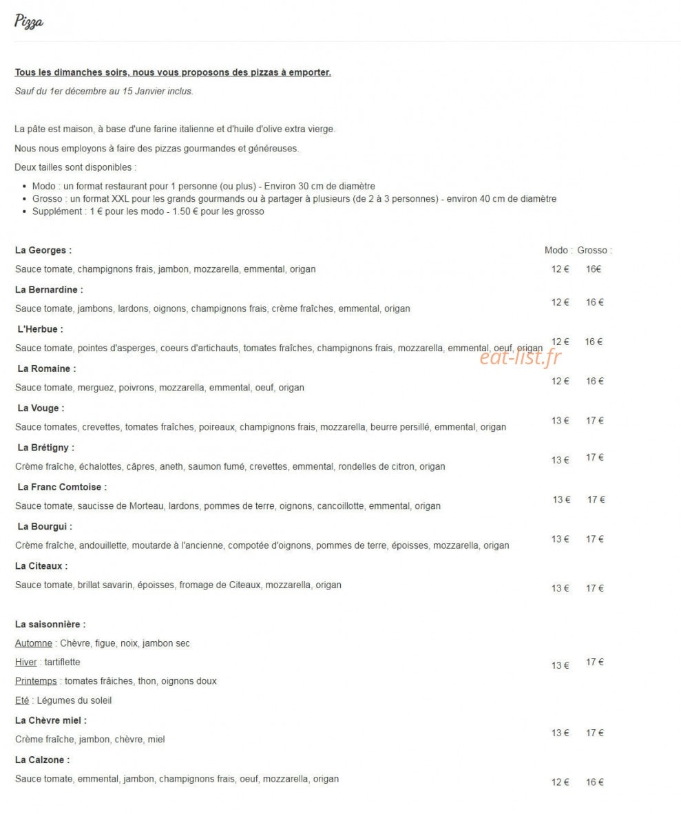 Cha patiss — carte page 3