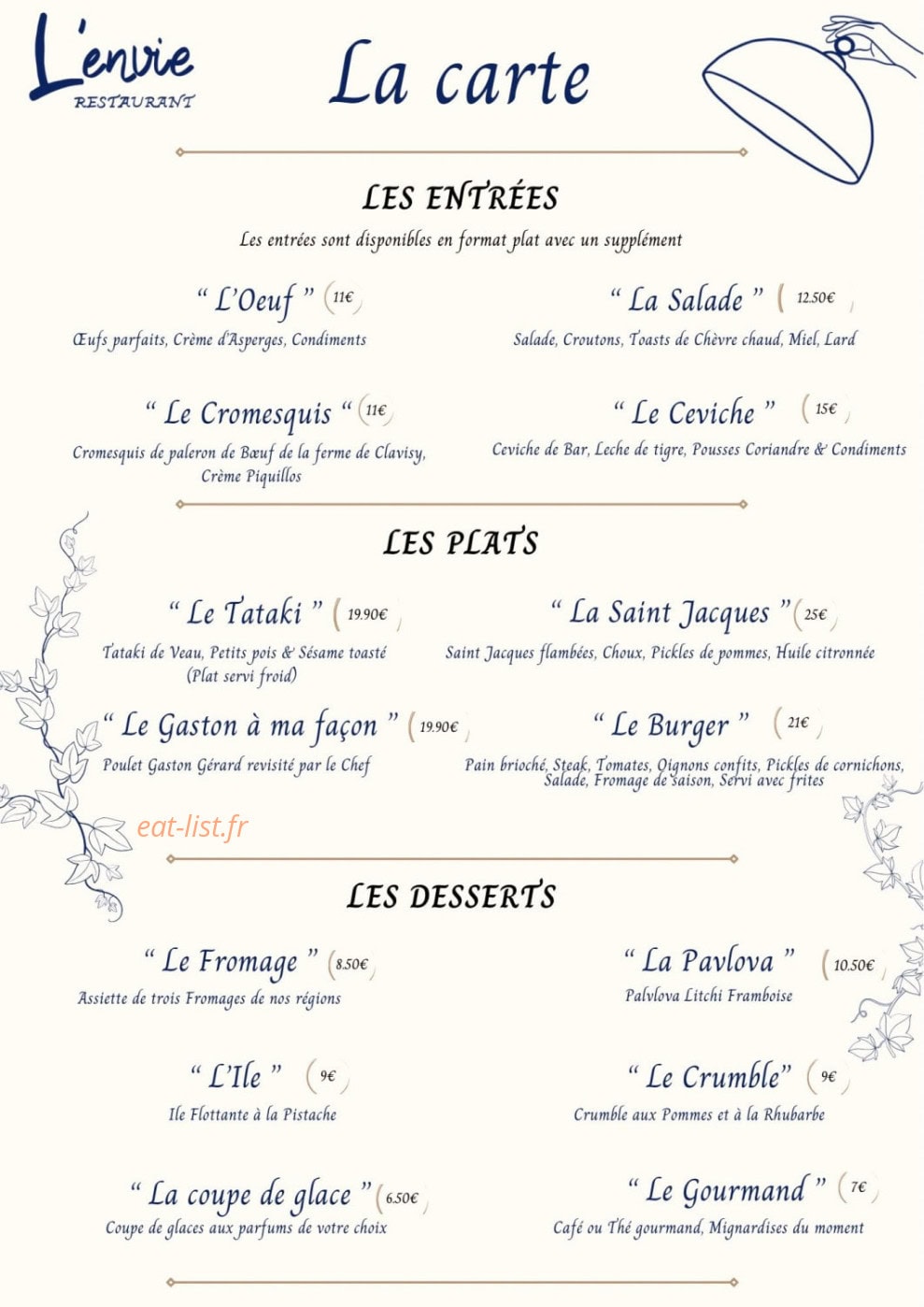 L'Envie — carte page 1