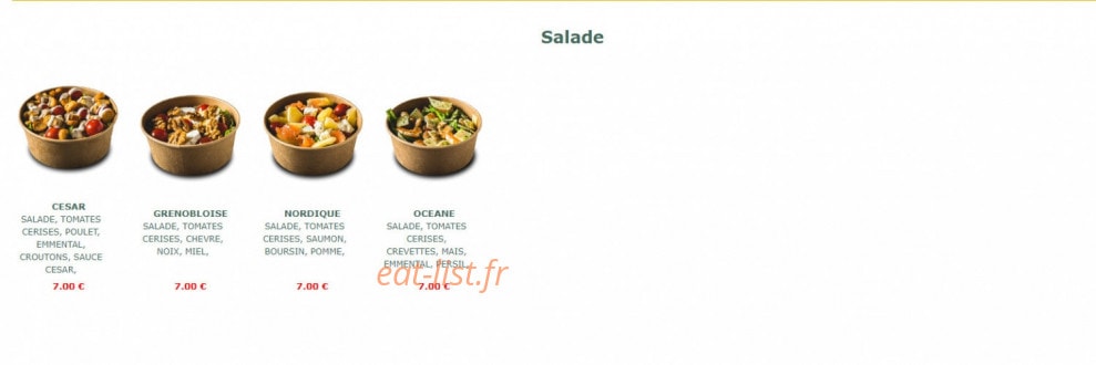 La Cabane à Pizza — carte page 13