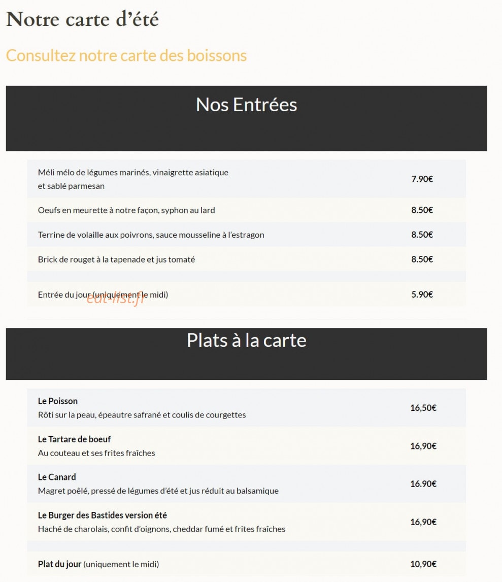 Les Bastides — carte page 3