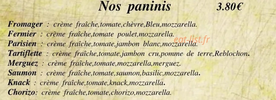 Pizza Saint Sauveur — carte page 2